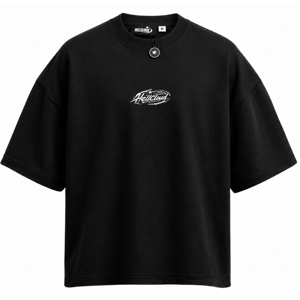 HELLCLOUD STAR SEMI OVERSIZE NEGRO