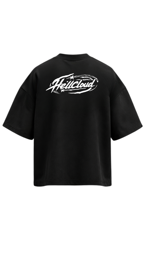 HELLCLOUD STAR SEMI OVERSIZE NEGRO