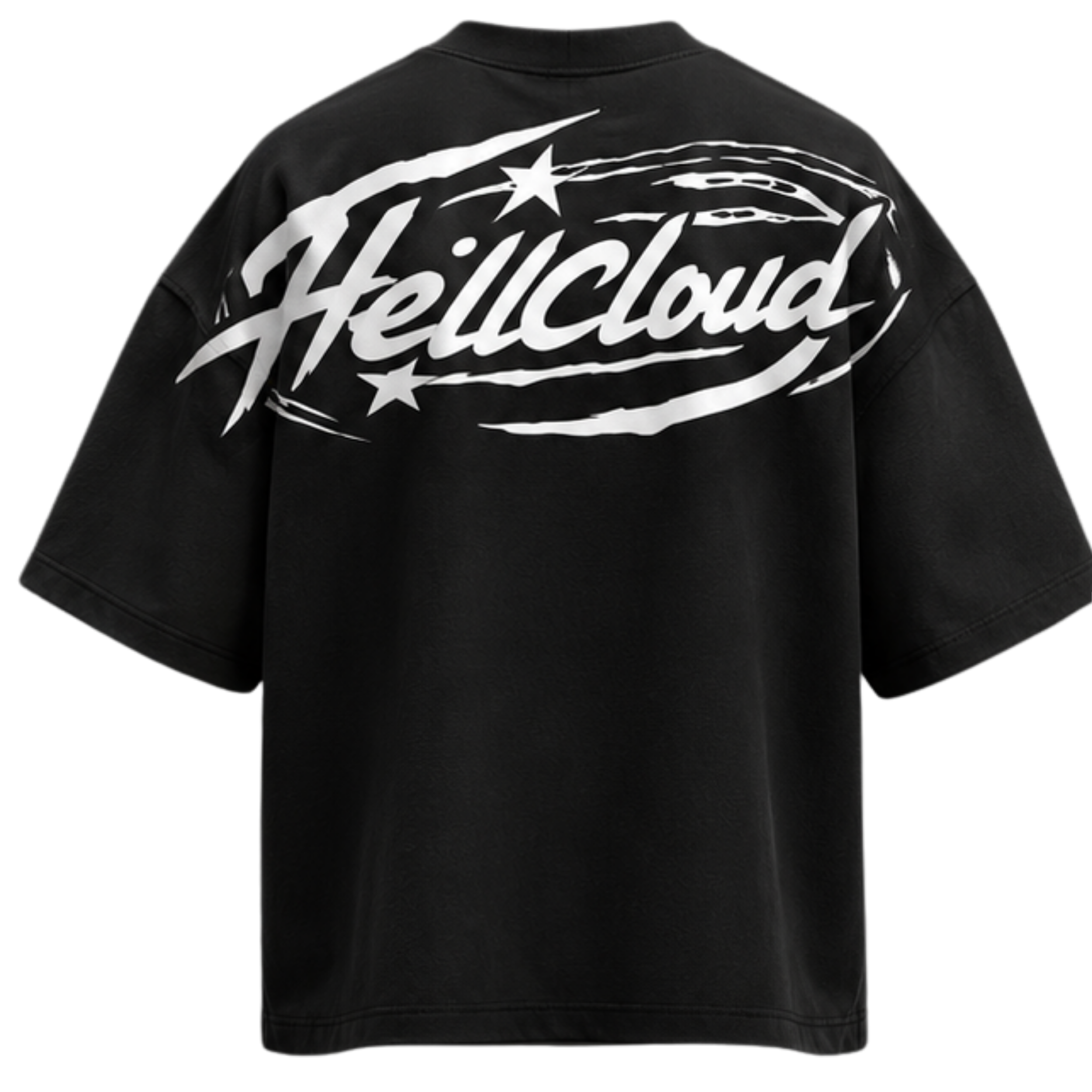 HELLCLOUD STAR SEMI OVERSIZE NEGRO