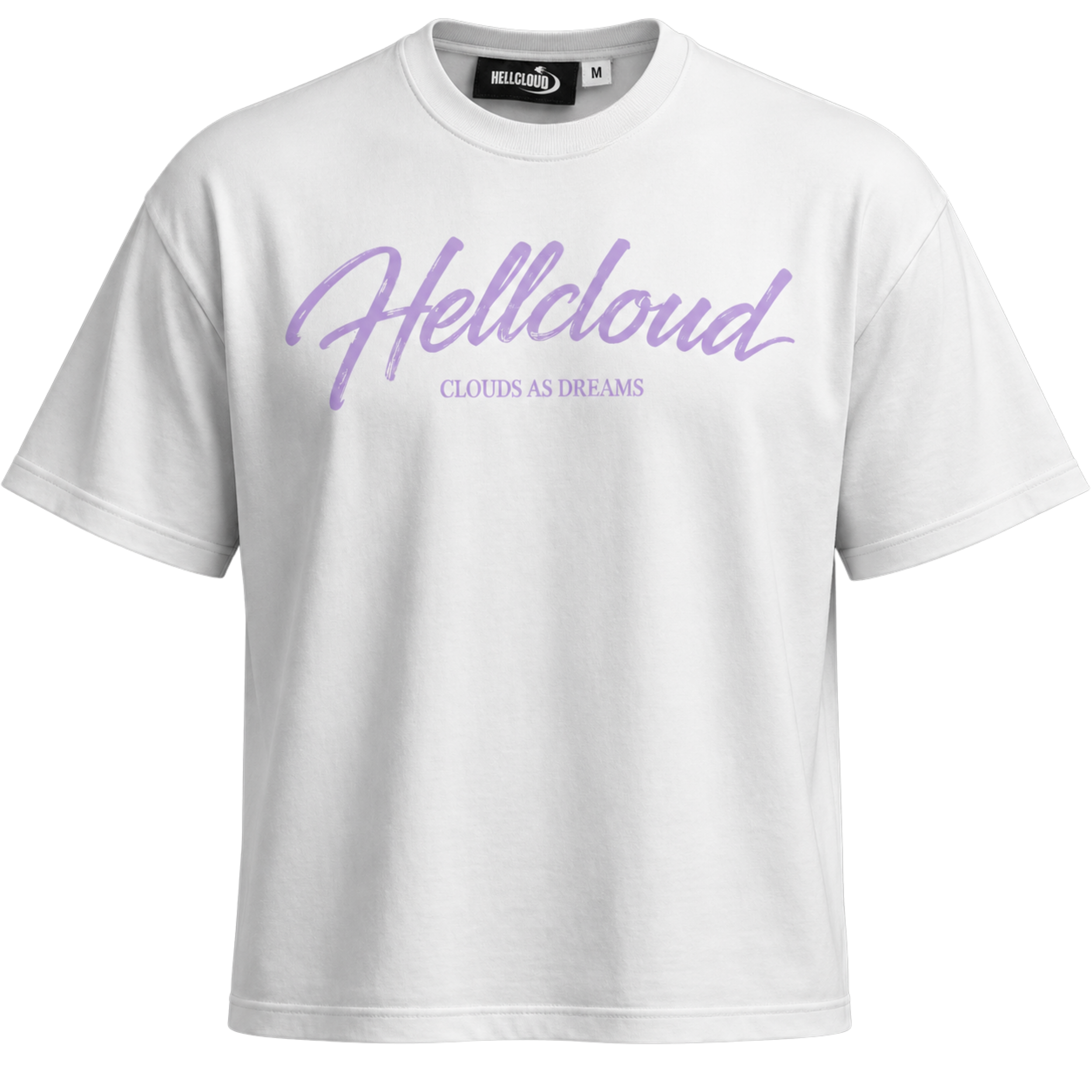 PURPLE CLOUD SEMI OVERSIZE BLANCA